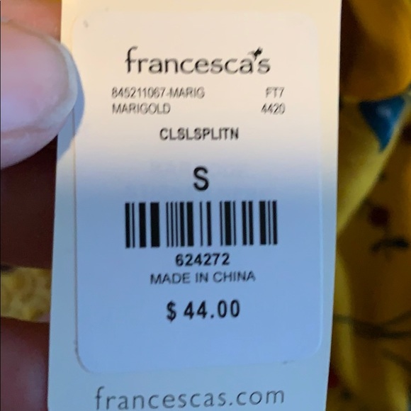 Yellow swing dress with floral design - Picture 6 of 6